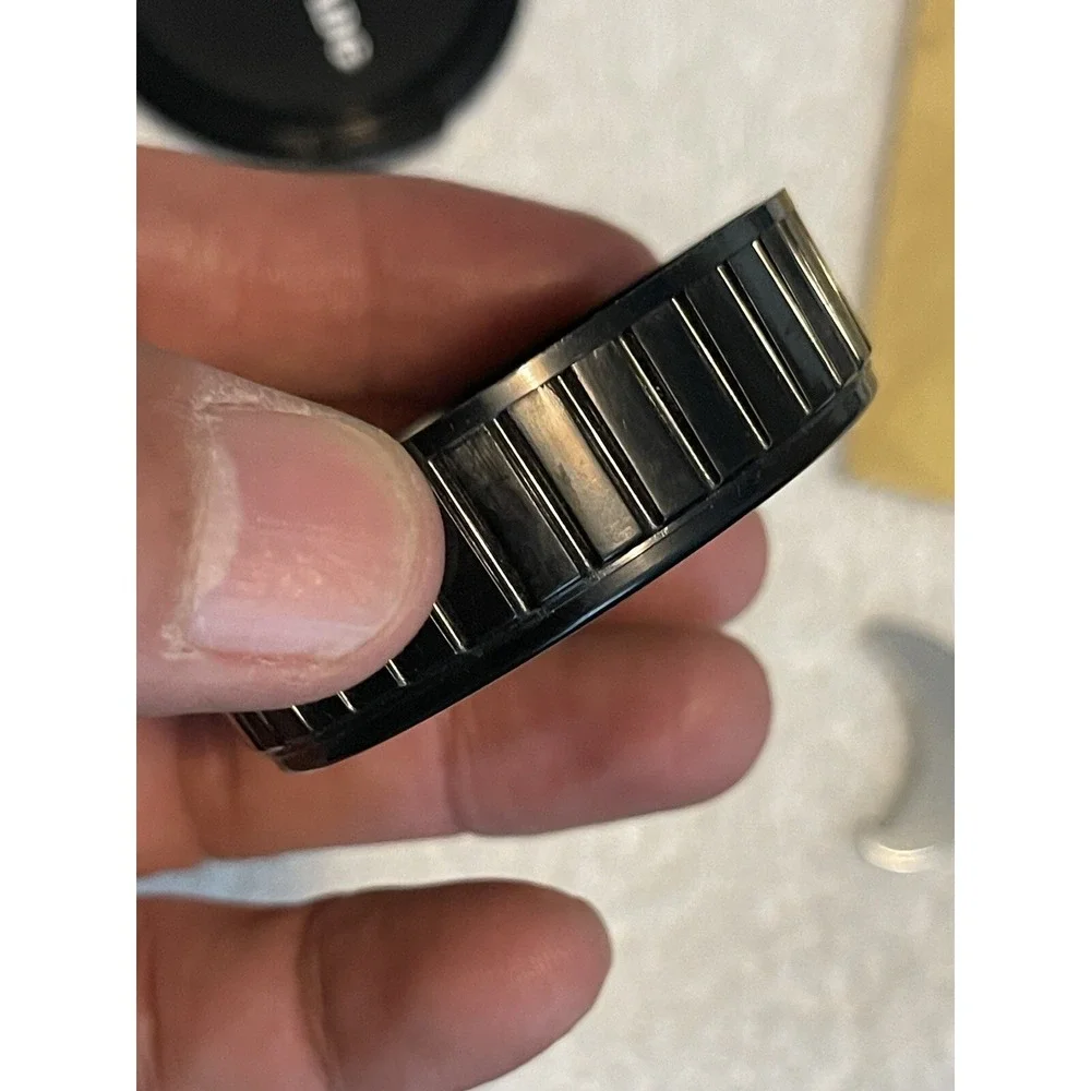 Albinar-ADG 49 mm Rigid Plastic Tab Lock Front Lens Cap Made in Japan.
